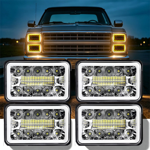 4pcs 4x6 led - 4x6",