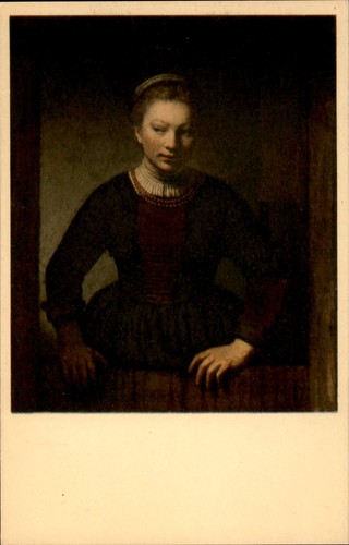 Rembrandt young girl open - young,