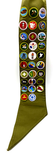 Vintage 1970 boy scouts - boy, of