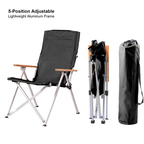 Aluminum folding camping chair - folding,