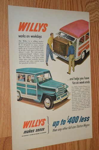 1951 willys wagon - willys,