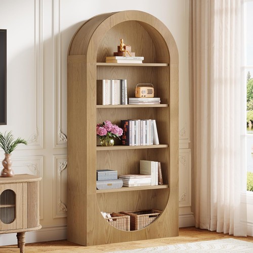 Tall arched bookshelf - tall,