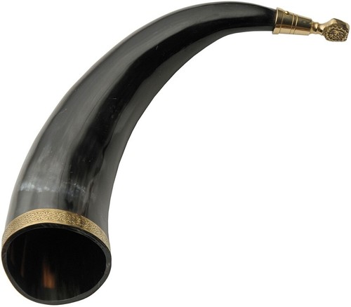 Viking drinking horn from - viking,