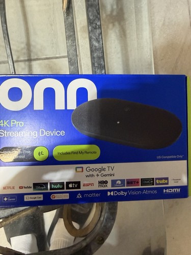 Onn pro streaming - 4k, device