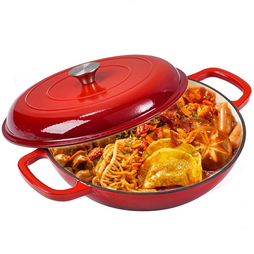 Quart enameled cast iron - quart,