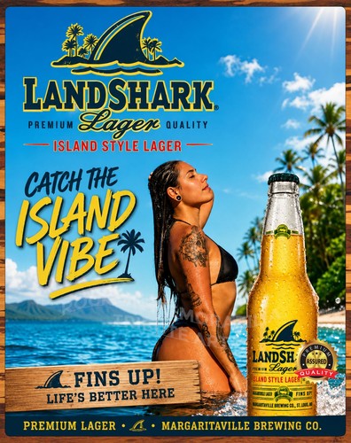 Landshark lager catch the - landshark, “catch