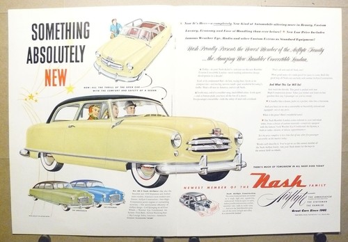 1950 nash rambler - 1950, yellow