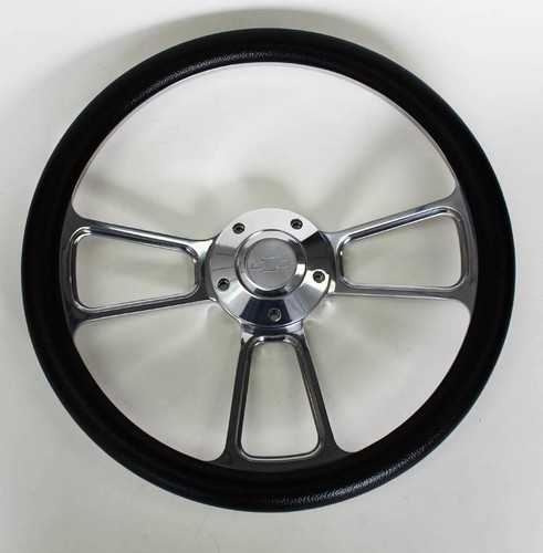 Steering wheel black - 14",