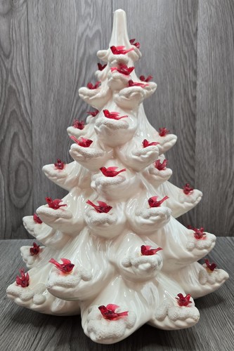 Snow white ceramic - white, christmas
