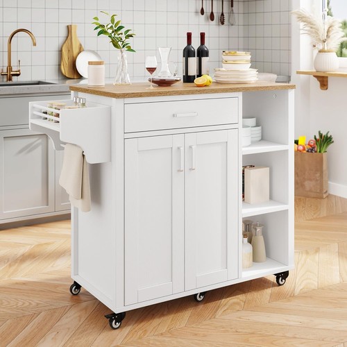 Mobile kitchen island - kitchen,