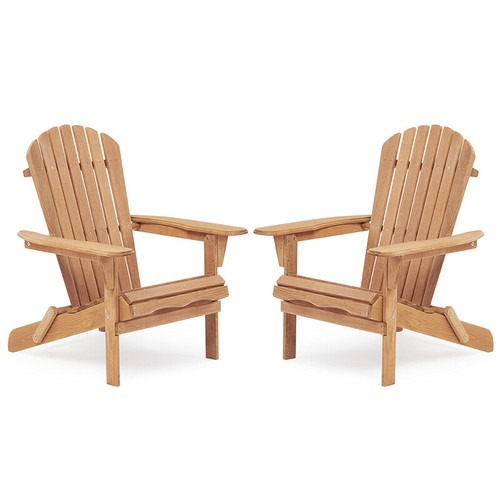 2pcs folding adirondack chair - 2pcs,