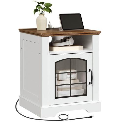 Farmhouse style end tables - farmhouse,