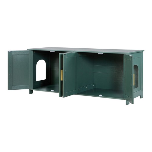 Cat litter box bed double - litter, &
