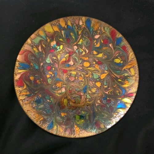 Vintage mcm artisan enamel - mcm,