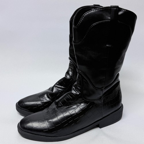 Ahongm fashion mens black - black, faux