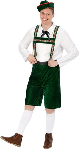 Men lederhosen costume adult - lederhosen,