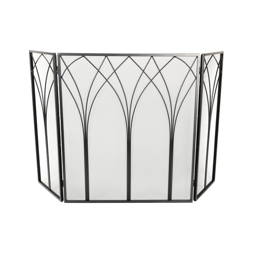 Fireplace screen panel - screen,