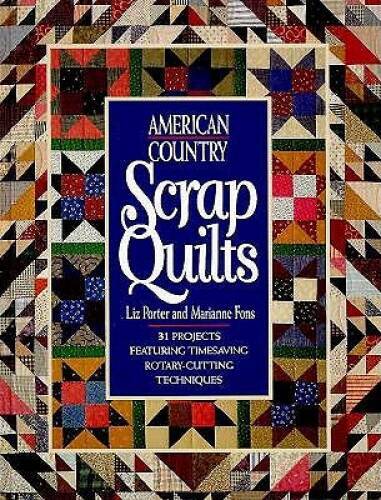 American country scrap quilts - american,