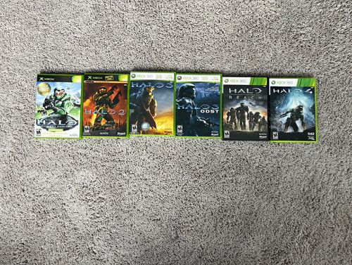 Xbox halo complete set - 1-4, !