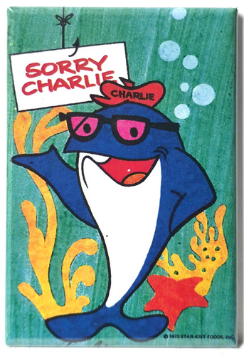 Sorry charlie magnet - sorry,