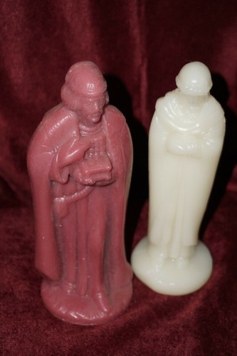 Lot vintage wax nativity - vintage,