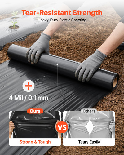 Mil plastic sheeting - 4,