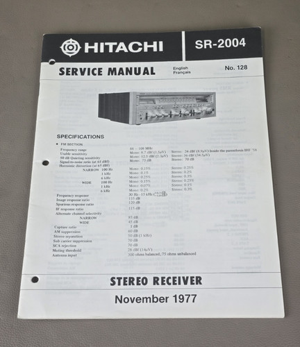 Hitachi stereo receiver - stereo,