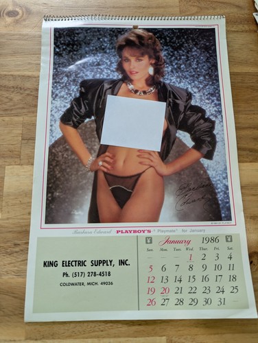 Rare vintage playboy 1986 - rare,