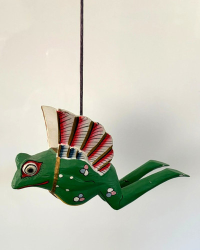 Bali flying frog wood - frog,