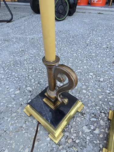 Pair antique brass finish - antique,