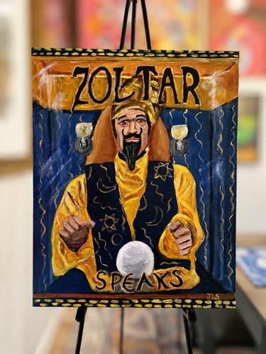 Zoltar fortune teller painting - zoltar,