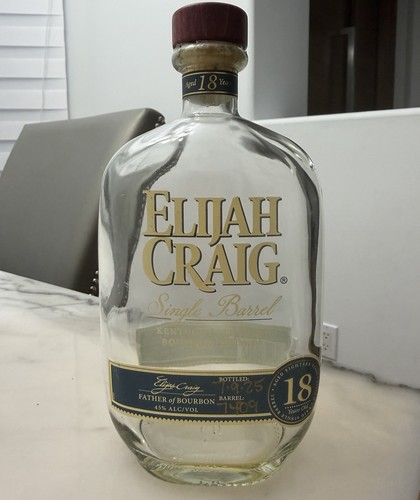 Empty elijah craig single - elijah,