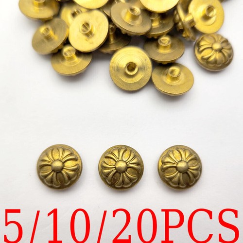 Diy solid brass - punk, screwback