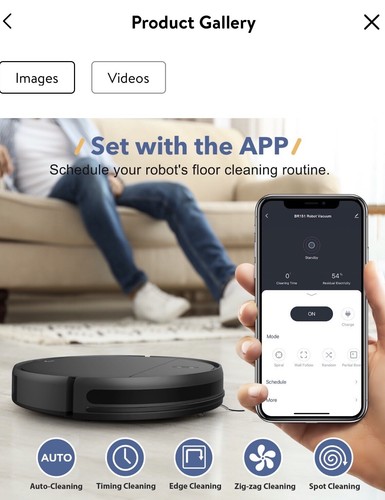 Onson robot vacuum - 2-in-1, &