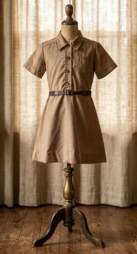 Vintage girl scouts dress - vintage,