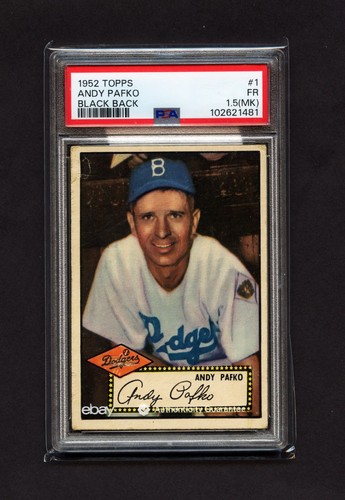 1952 topps andy - 1952, pafko