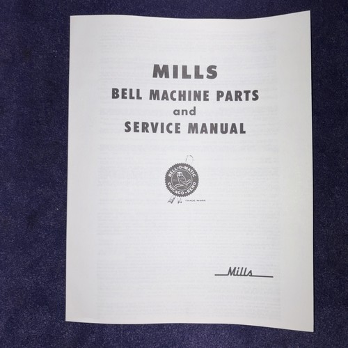 Mills bell service manual - mills,