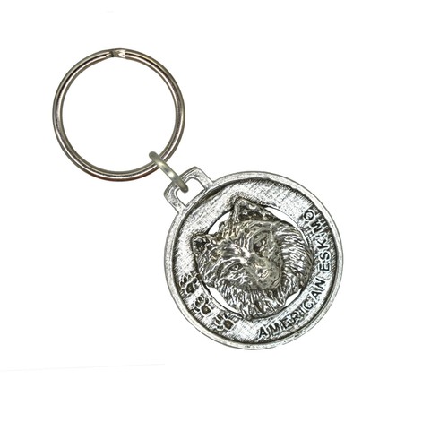 American eskimo dog keychain - eskimo,
