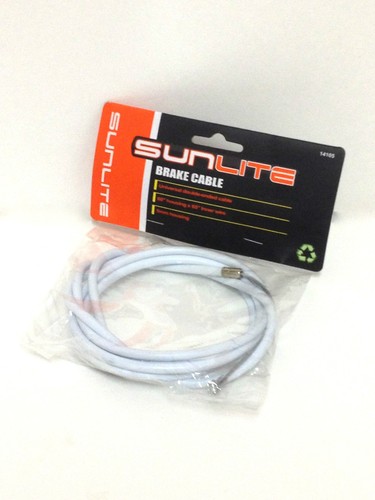 White bicycle brake - white,