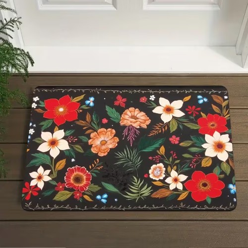 Vintage boho floral non - floral, slip