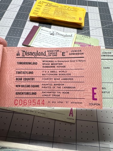 Vintage disney ticket - vintage,