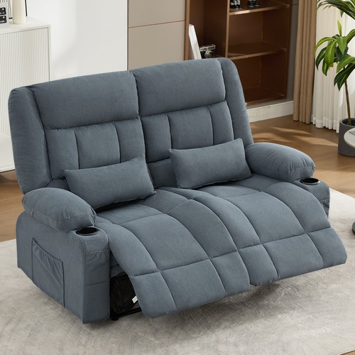 Loveseat recliner sofa - recliner, fabric