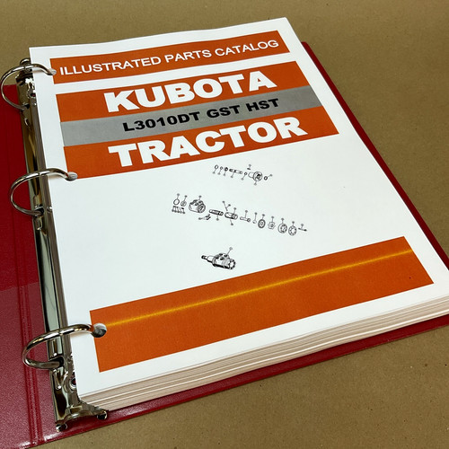 Parts manual for kubota l3010 - manual,