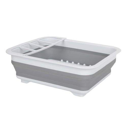 Collapsible dish drying rack - collapsible,