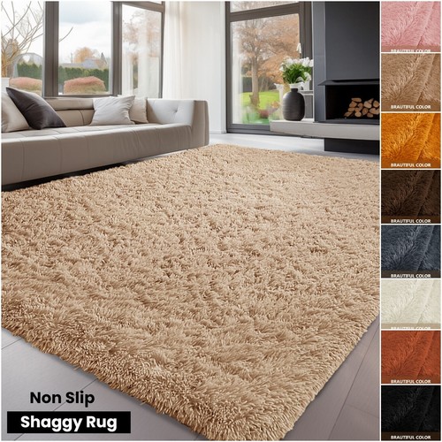 Premium shaggy area rug - premium, plush