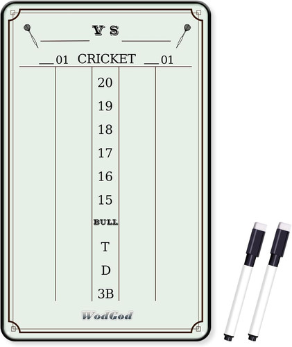 Dry erase dart scoreboard - erase,