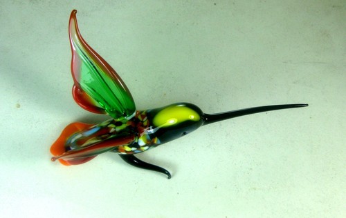 Hand blown glass animal - , bird