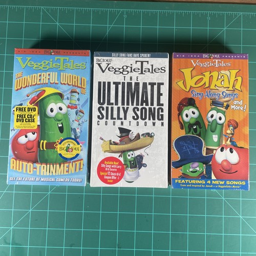 Veggie tales new sealed vhs - veggie,