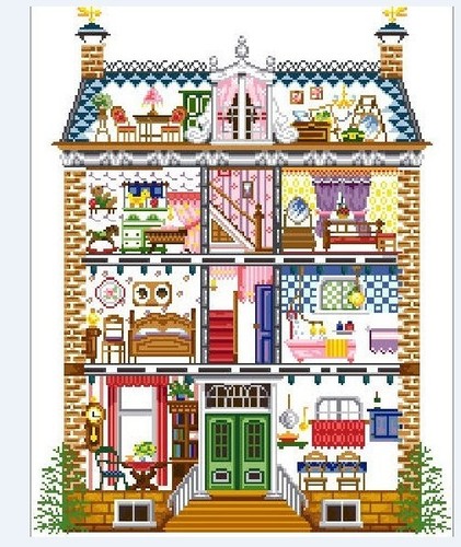 Doll house full cute - house,