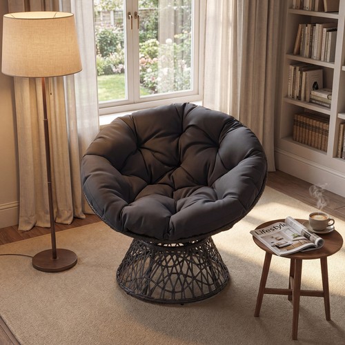 360 swivel papasan chair - papasan,